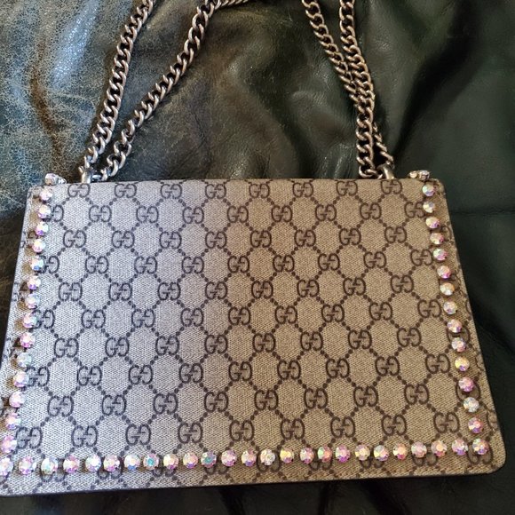 Limited edition Gucci Dionysus Shoulder/top handle bag with pink suede details - Picture 4 of 5